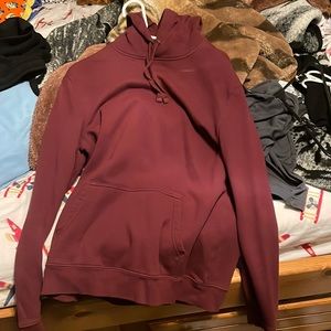 This brand is from target, a plain burgundy color hoodie